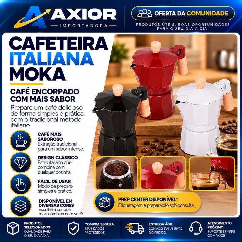 Cafeteira italiana moka