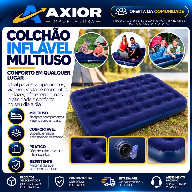 Colchão de casal inflável