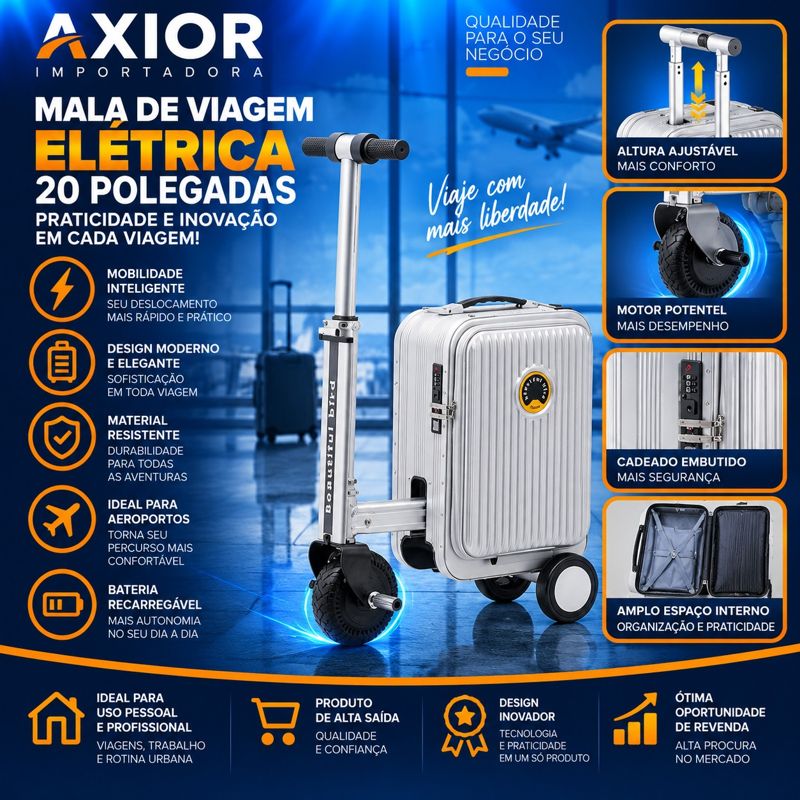 Mala de viagem eletrica
