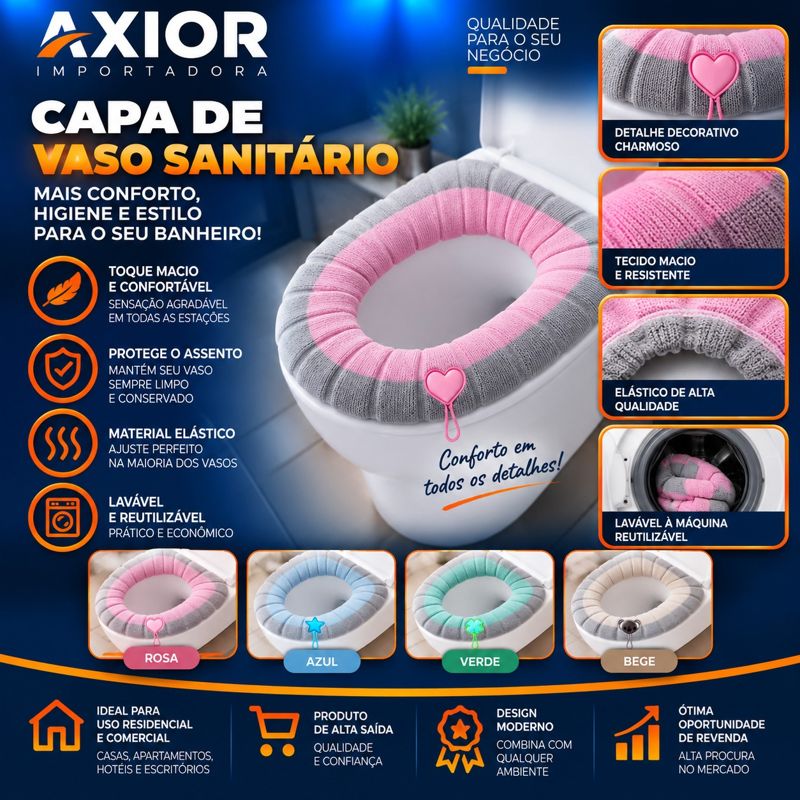 Capa de vaso sanitário