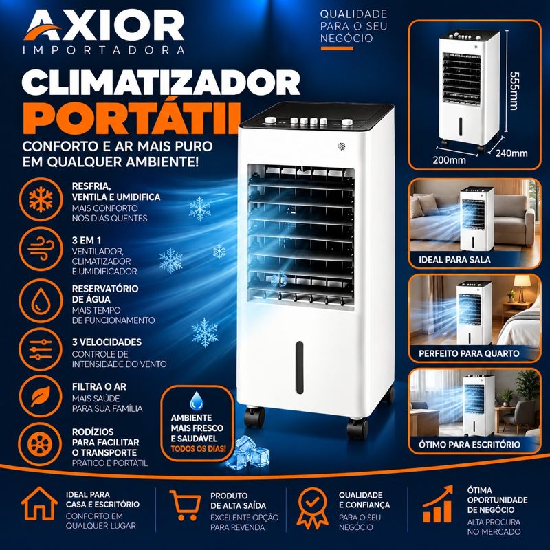 Climatizador portátil