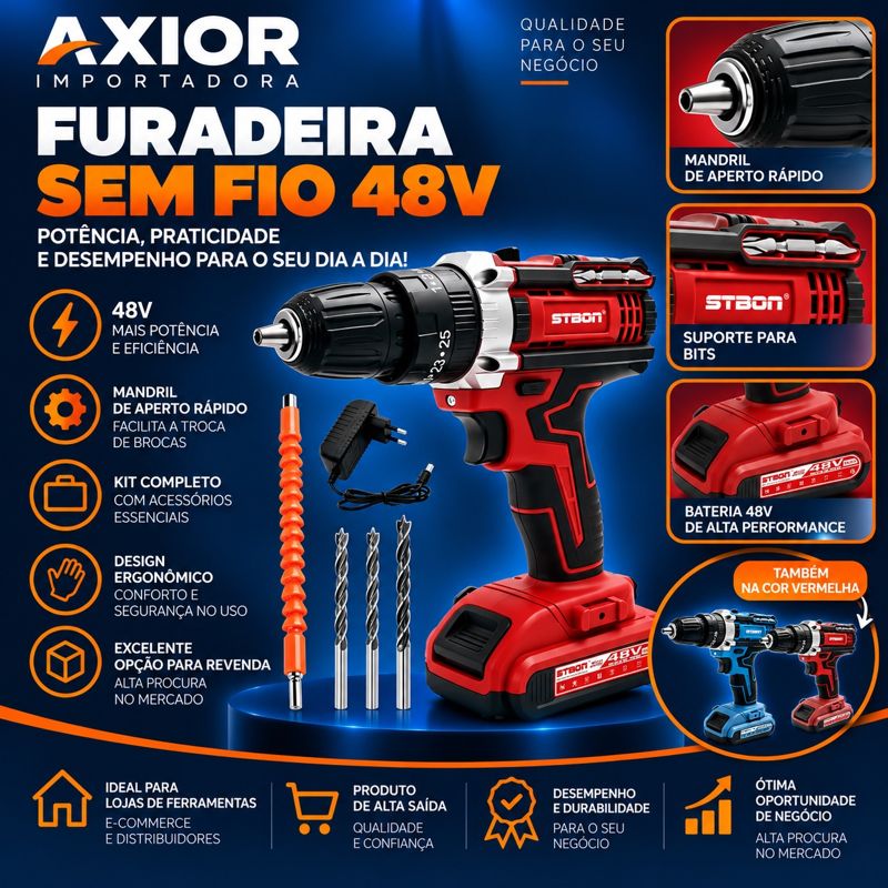 Parafusadeira sem fio 48v