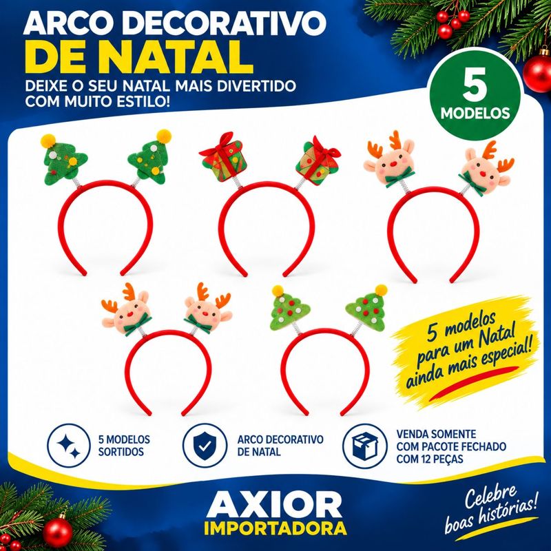 Arco decorativo de natal – 5 modelos