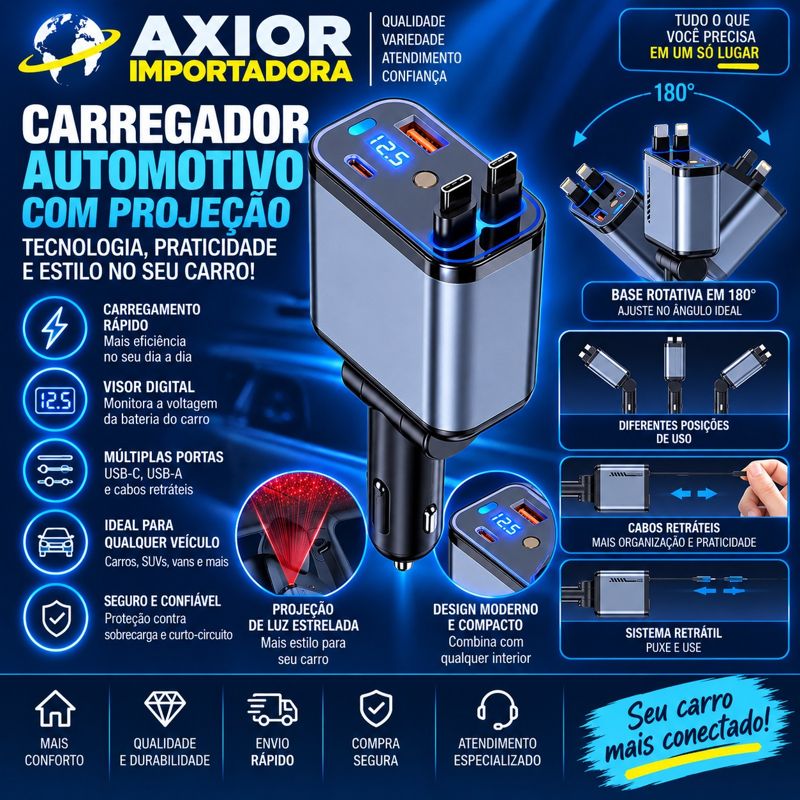 Carregador automotivo veicular