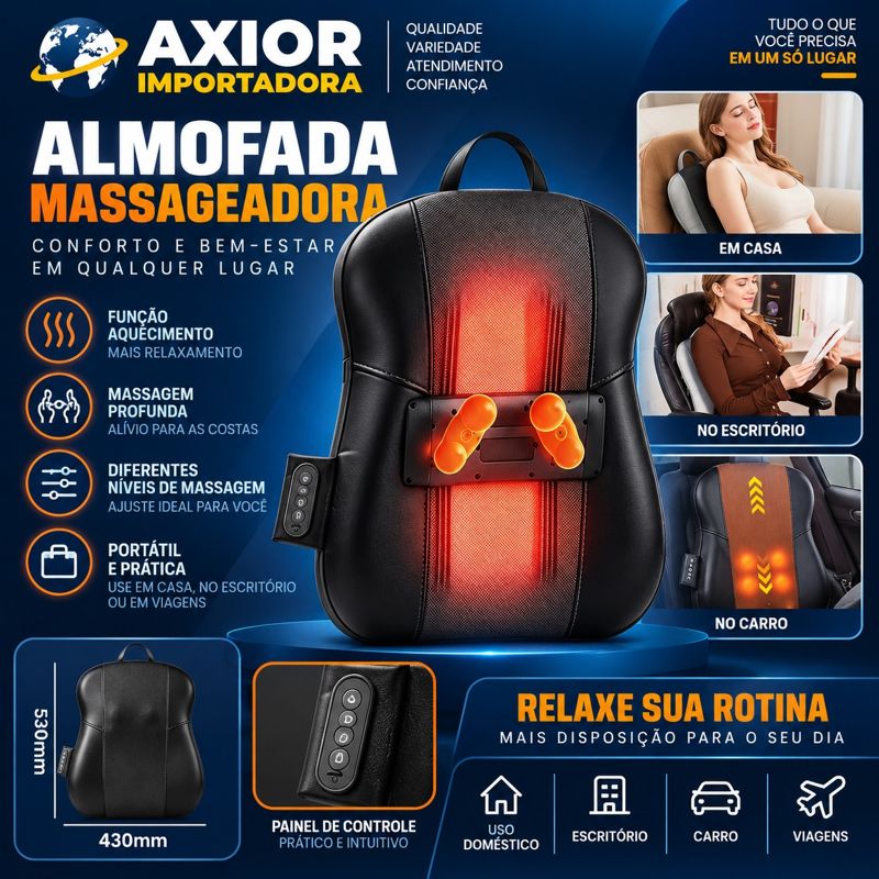 Almofada massageadora