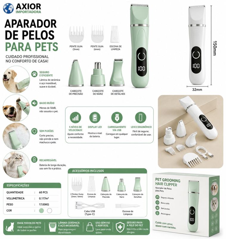 Aparador de pelos para pets