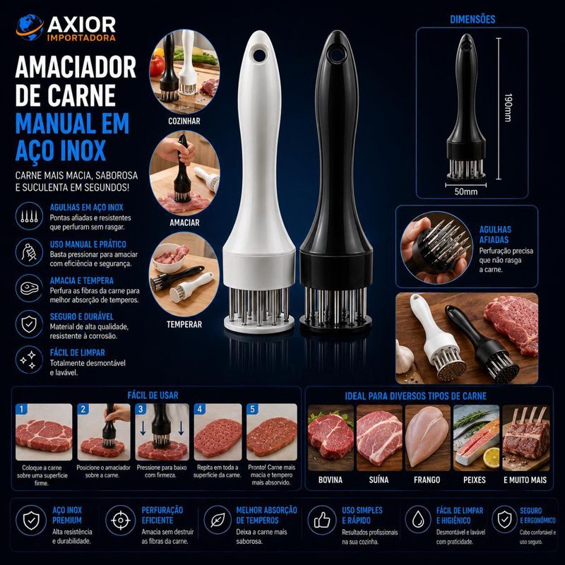 Amaciador de carne manual