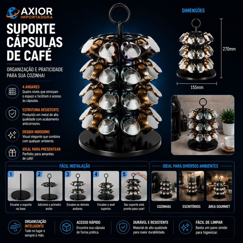 Suporte de capsula de café