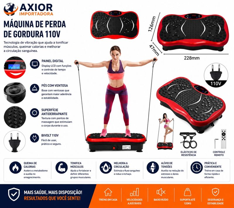 Máquina de perder gordura vibratoria 110v
