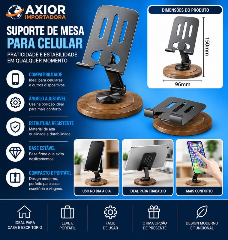 Suporte de mesa para celular