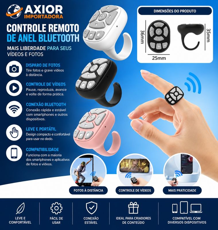Controle remoto bluetooth