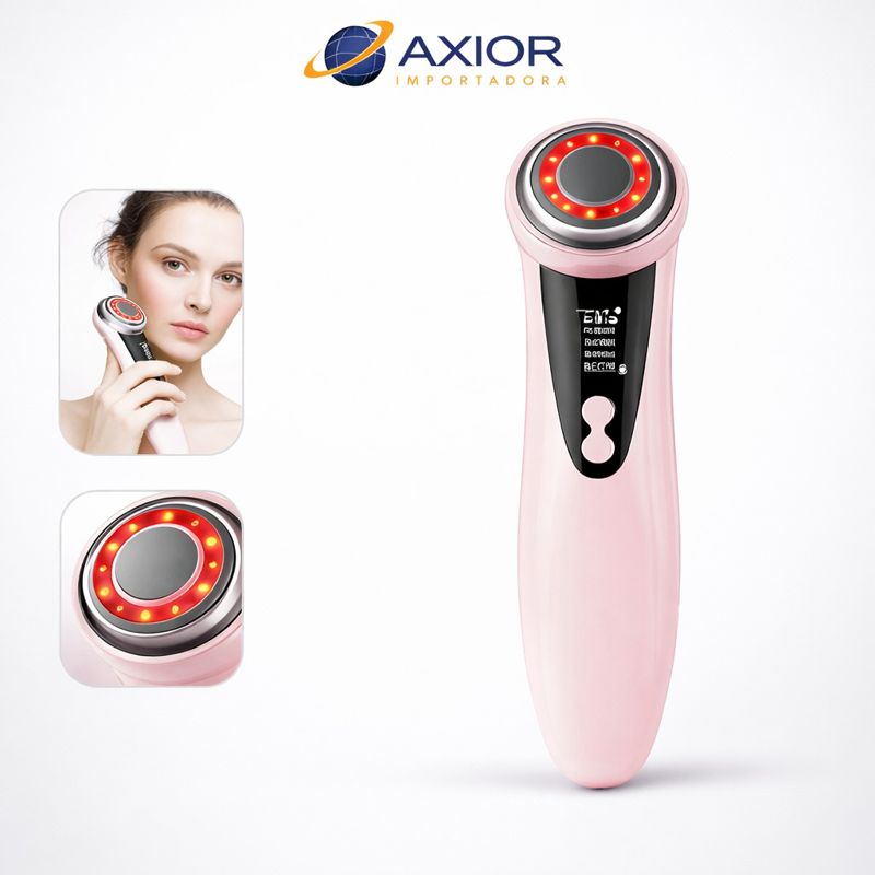 Massageador facial LED