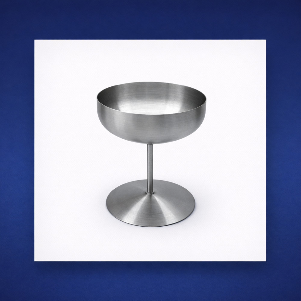 Taça para sorvete inox | dourada e prata