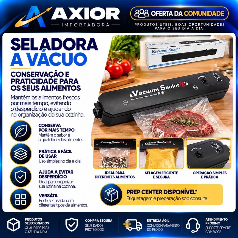 Máquina seladora a vácuo