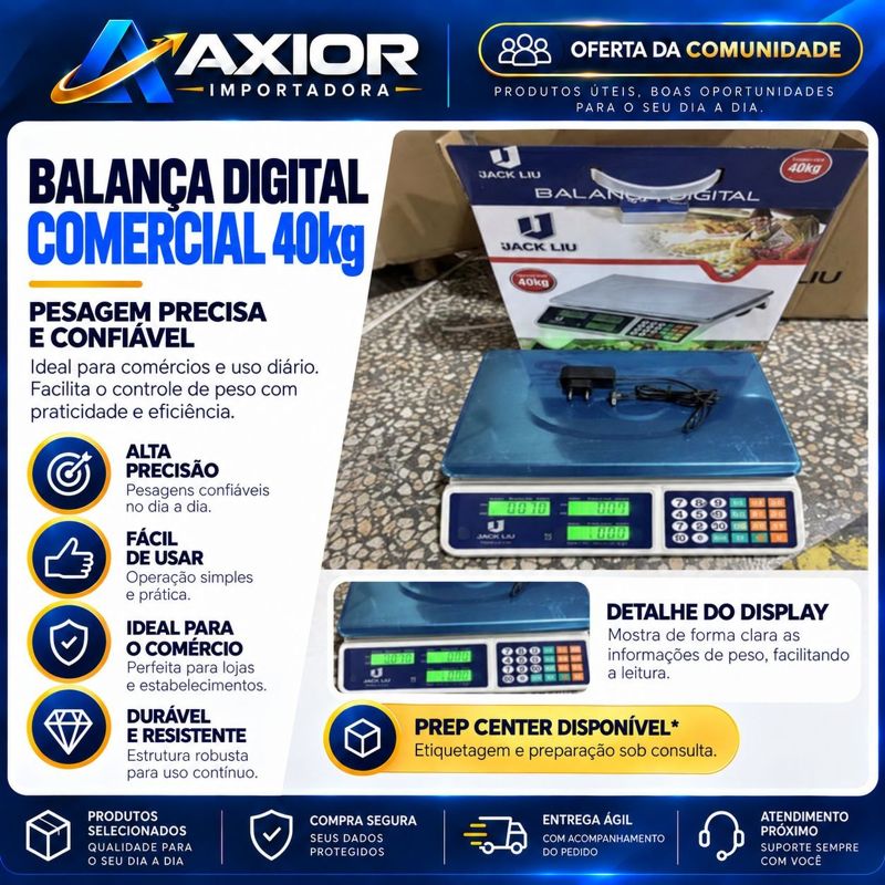 Balança digital 40kg