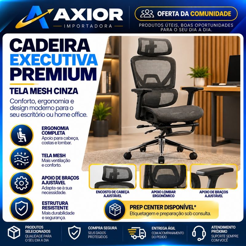 Cadeira executiva premium