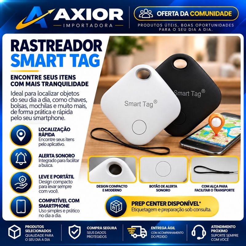 Rastreador smart tag via apple
