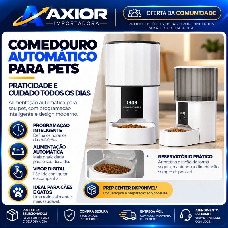 Comedouro automático para pets